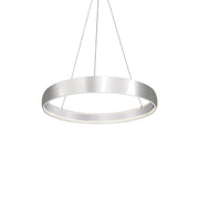 Kuzco Halo PD22735-BS Pendant, 35-in, LED, Brushed Silver