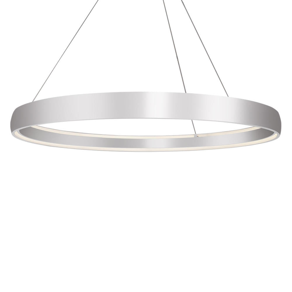 Kuzco Halo PD22772-BS Pendant, LED, 72-in, Brushed Silver