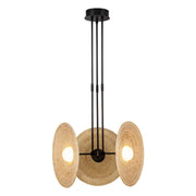 Alora Lighting PD350318UBWO LED Pendant, 25W, Urban Bronze/Woven Finish