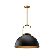 ALORA MOOD Lighting PD504016MB Pendant, 1 Light, Matte Black