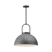 ALORA MOOD Lighting PD504016SL Pendant Light Fixture, UL Damp Rated, Steel Shade