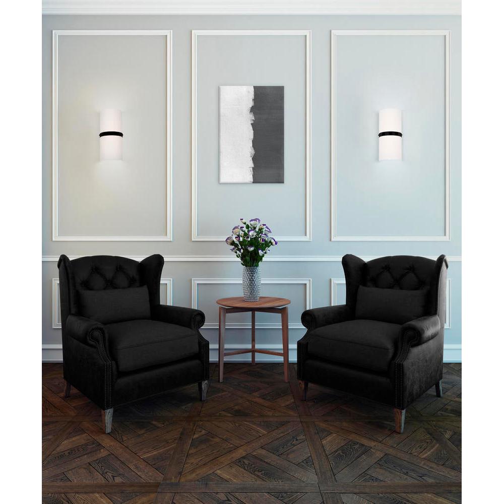 Kuzco Harrow WS3413-BK Wall Sconce, 16W Watt, Black