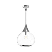 ALORA MOOD Lighting PD524214CHCL Pendant, Vintage Inspired, Chrome/Clear Glass