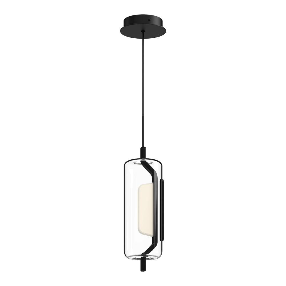 Kuzco Lighting PD28515-BK Hilo 5-in Black LED Pendant, Pendant, Modern, Black