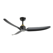 Kuzco Lighting CF92952-BG/MB FAN Ceiling Fan, 52-in, Brushed Gold/Matte Black