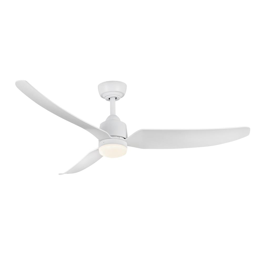 Kuzco Lighting CF92952-WH Ceiling Fan, LED, Exterior Ceiling Fans, 52-in, Matte White