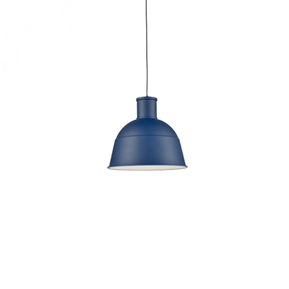 Kuzco Lighting 493513-IB Pendant, Indigo Blue, 1 Light, Aluminum Dome Shade