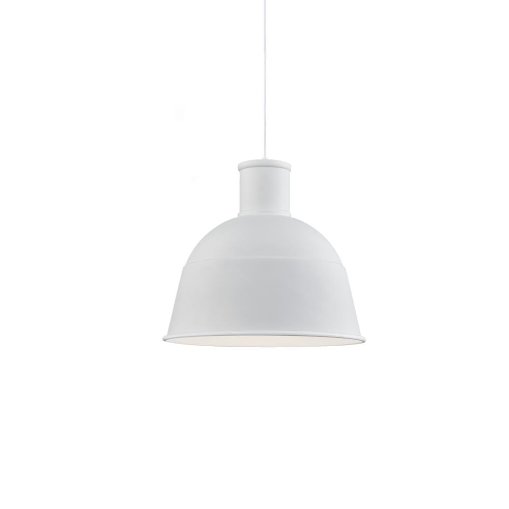 Kuzco Lighting 493522-WH Pendant, 1 Light, 60W, White