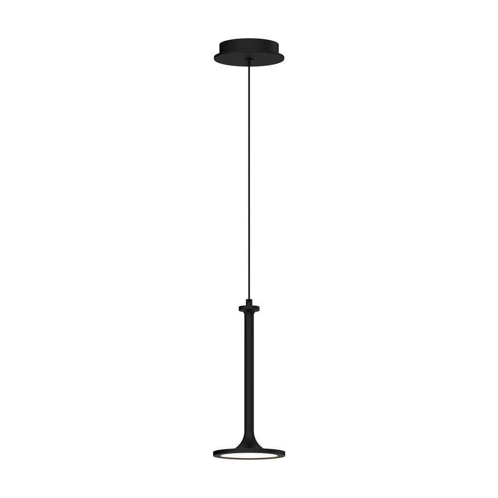 Alora Mood PD418006MB Issa 6-in Pendant, UL Damp Rated, Matte Black