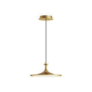 ALORA MOOD Lighting PD418012BG Issa 12-in Brushed Gold LED Pendant, UL Listed, Brushed Gold