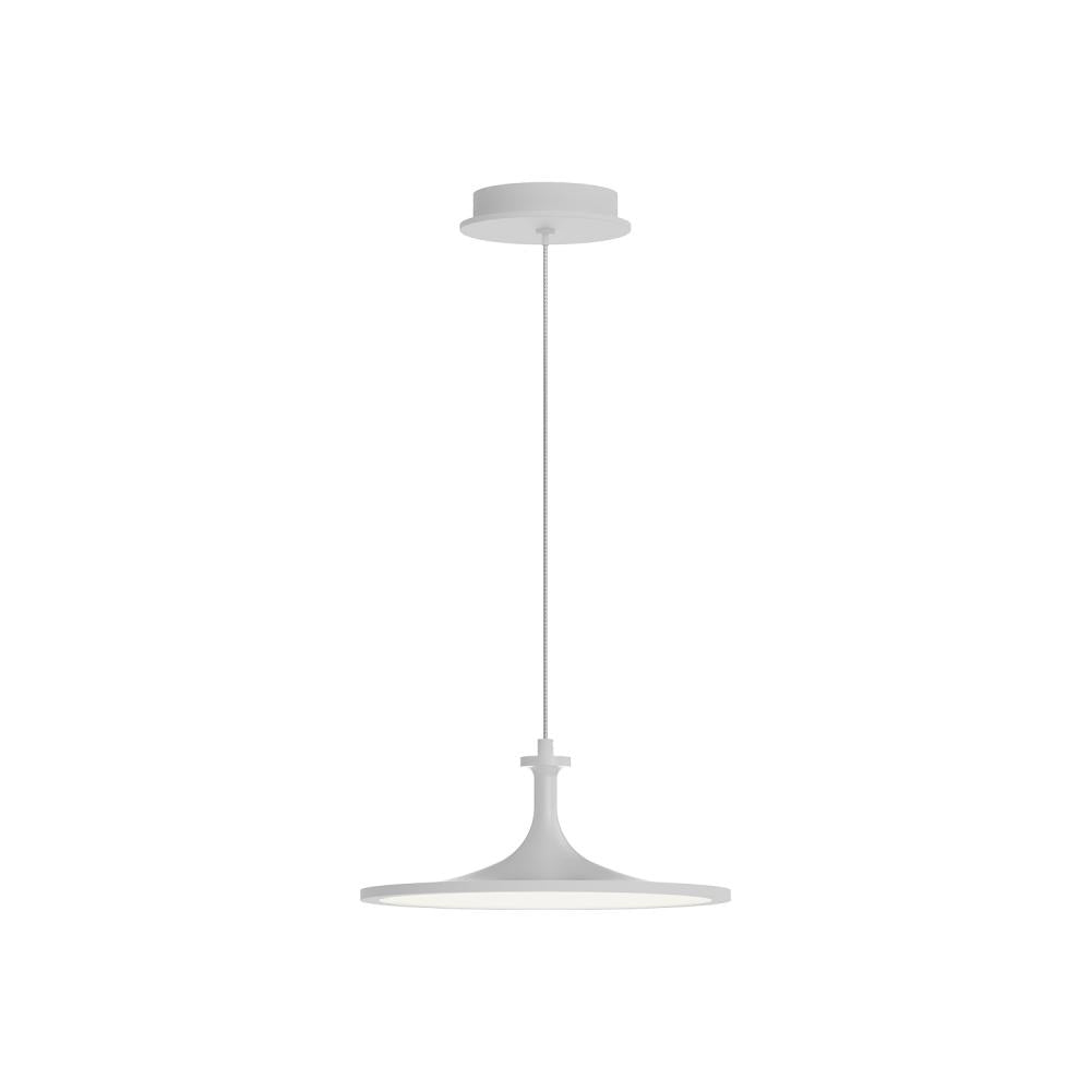 ALORA MOOD Lighting PD418012WH Pendant Light Fixture, 12-in, White