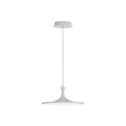 ALORA MOOD Lighting PD418012WH Pendant Light Fixture, 12-in, White