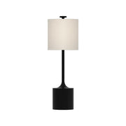 ALORA MOOD Lighting TL418726MBIL Table Lamp, 60W, Matte Black/Ivory Linen