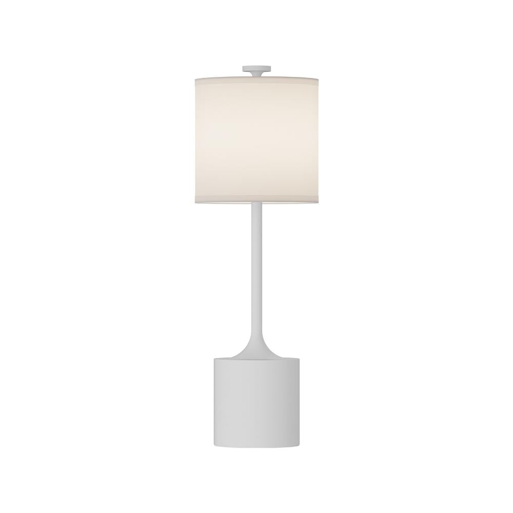 ALORA MOOD Lighting TL418726WHIL Table Lamp, 1 Light, White/Ivory Linen