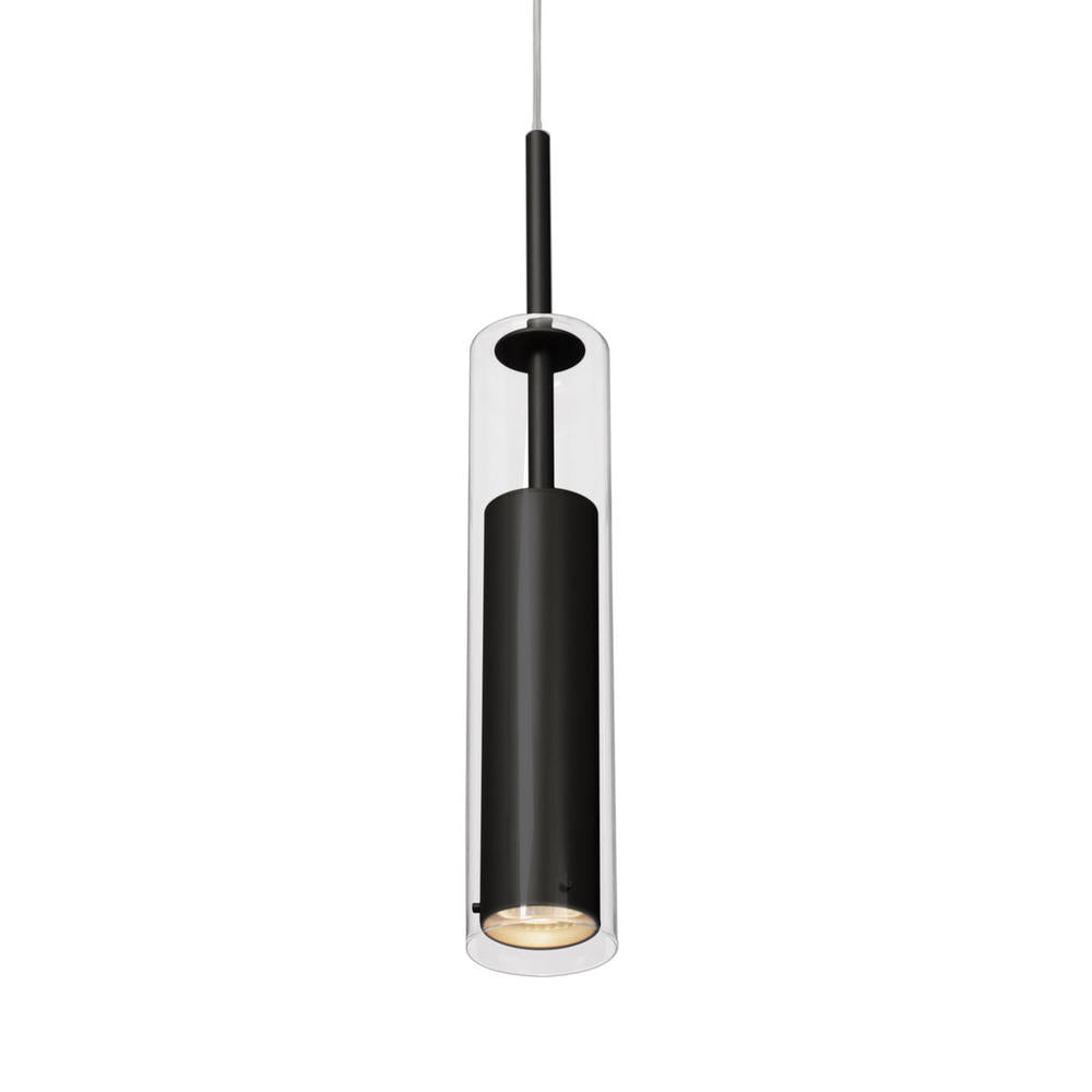 Kuzco Lighting 41411-BK Pendant Light Fixture, UL Damp Rated, Black