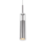 Kuzco Lighting 41411-CH Pendant, Chrome, 1 Light, Clear Glass Shade