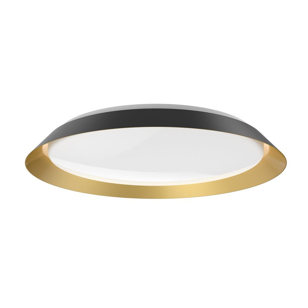 Kuzco Jasper FM43423-BK/GD-5CCT Flush Mount, UL Listed, Black/Gold