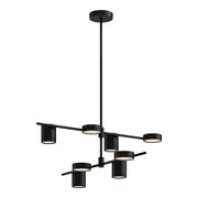 Kuzco Jayden CH96840-BK-UNV LED Chandelier, 40-in, Black