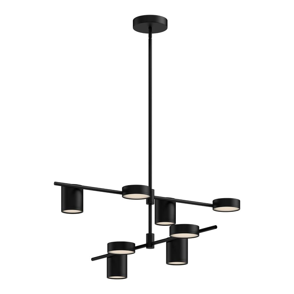 Kuzco Jayden CH96840-BK Chandelier, 40-in, Black, LED