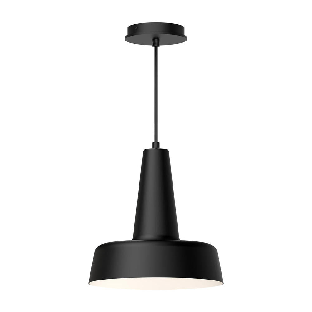 ALORA MOOD Lighting PD527811MB Pendant, 1 Light, Scandinavian Minimalism, Matte Black