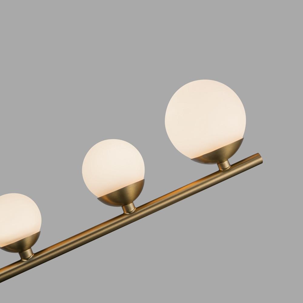 Kuzco Juniper PD55520-BG/OP LED Pendant, UL Listed, Brushed Gold/Opal Glass