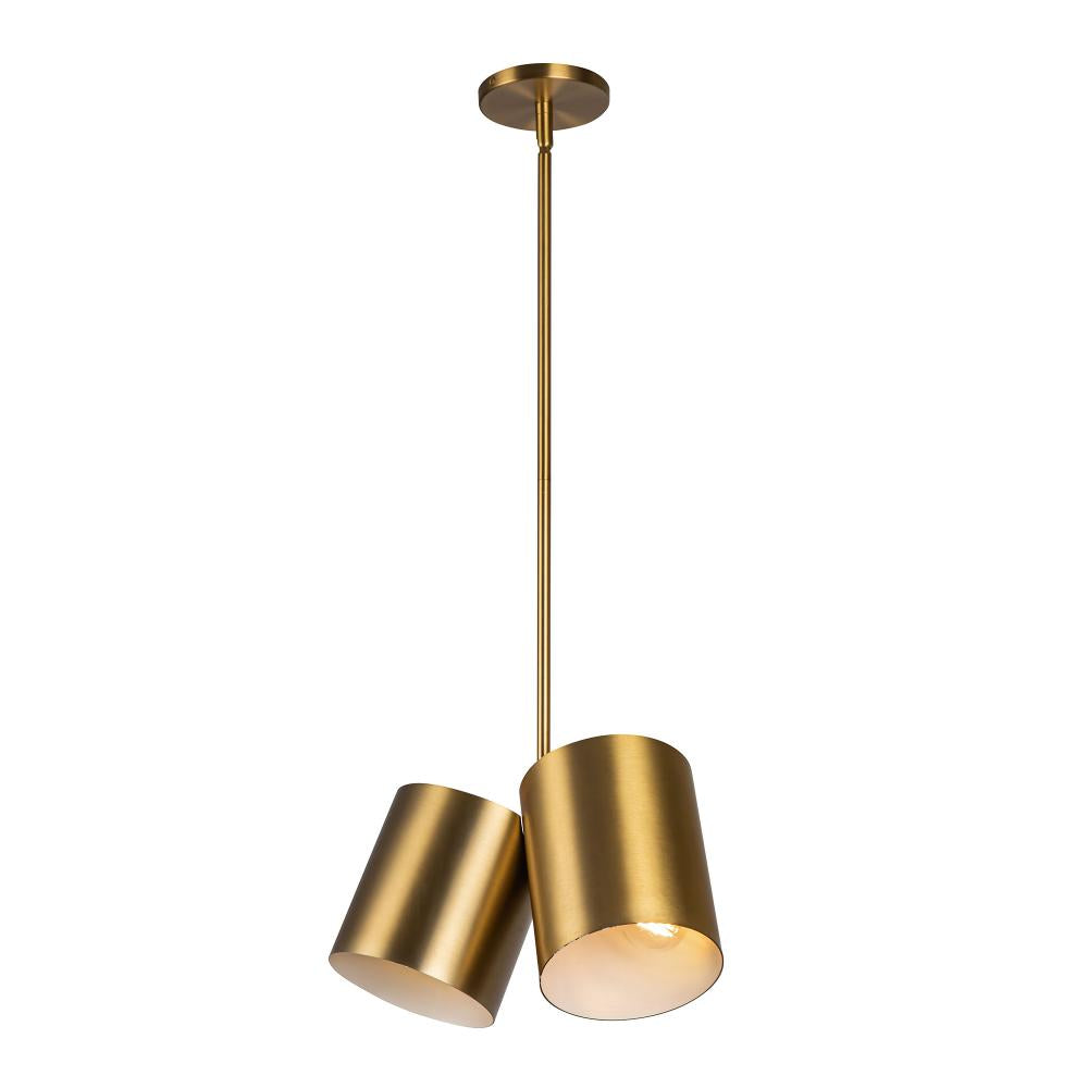 Kuzco PD58814-BG Pendant Light Fixture, UL Damp Rated, Brushed Gold