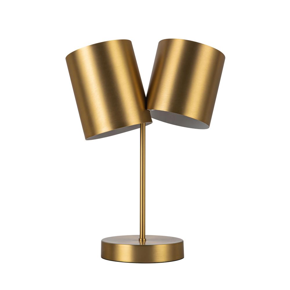 Kuzco TL58814-BG Table Lamp, 14-in, 2 Lights, Brushed Gold