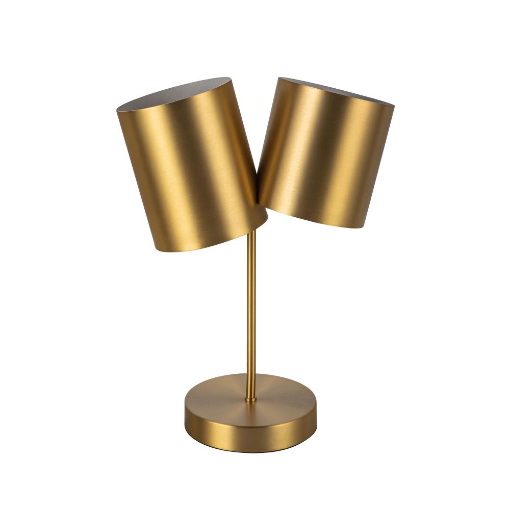 Kuzco TL58814-BG Table Lamp, 14-in, 2 Lights, Brushed Gold