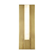ALORA Lighting Kismet WV322114VBAR LED Wall/Vanity Lights, Vintage Brass/Alabaster