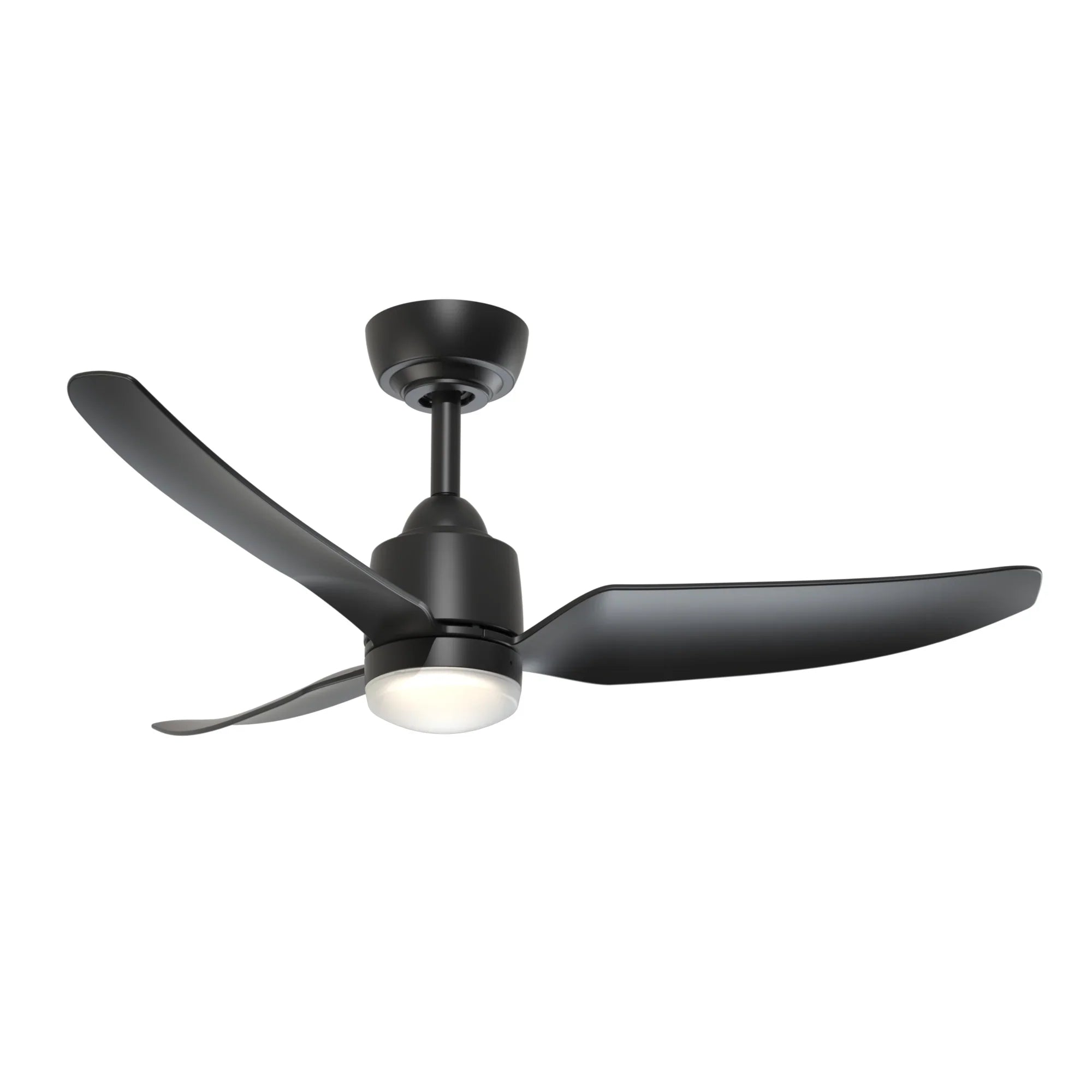 Kuzco Lighting CF72942-MB Hugo Ceiling Fan, 42-in, Light Kit, Matte Black