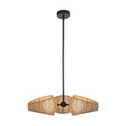 Kuzco Lighting CH20625-BK/OP LED Chandelier, UL Damp Rated, Matte Black