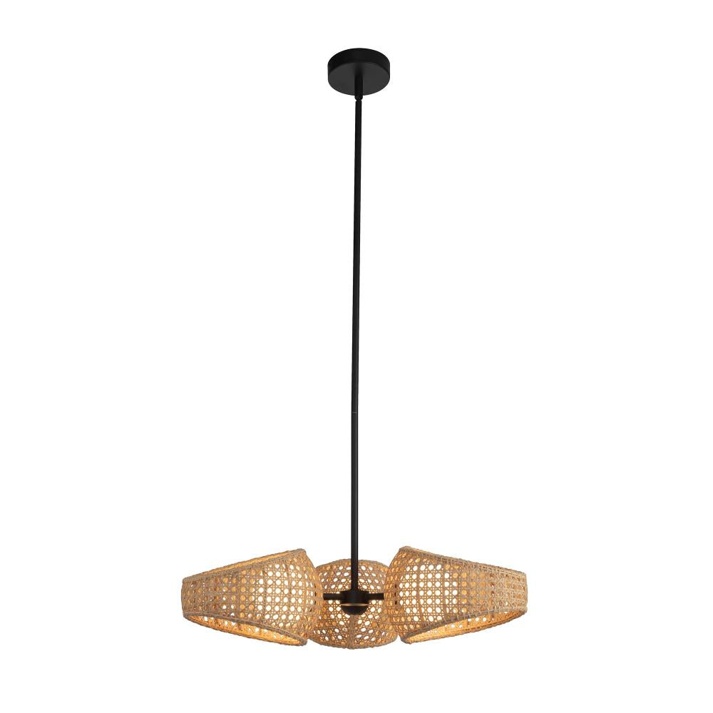 Kuzco Lighting CH20625-BK/OP LED Chandelier, UL Damp Rated, Matte Black