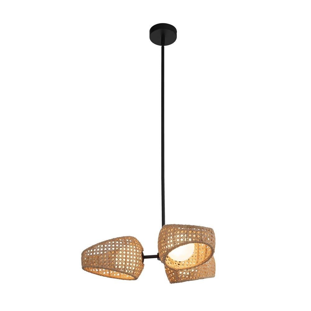 Kuzco Lighting CH20625-BK/OP LED Chandelier, UL Damp Rated, Matte Black