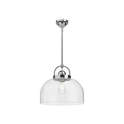 ALORA MOOD Lighting PD461101 Chrome Pendant Light Fixture, 1 Light, 15-in, Indoor/Outdoor Use
