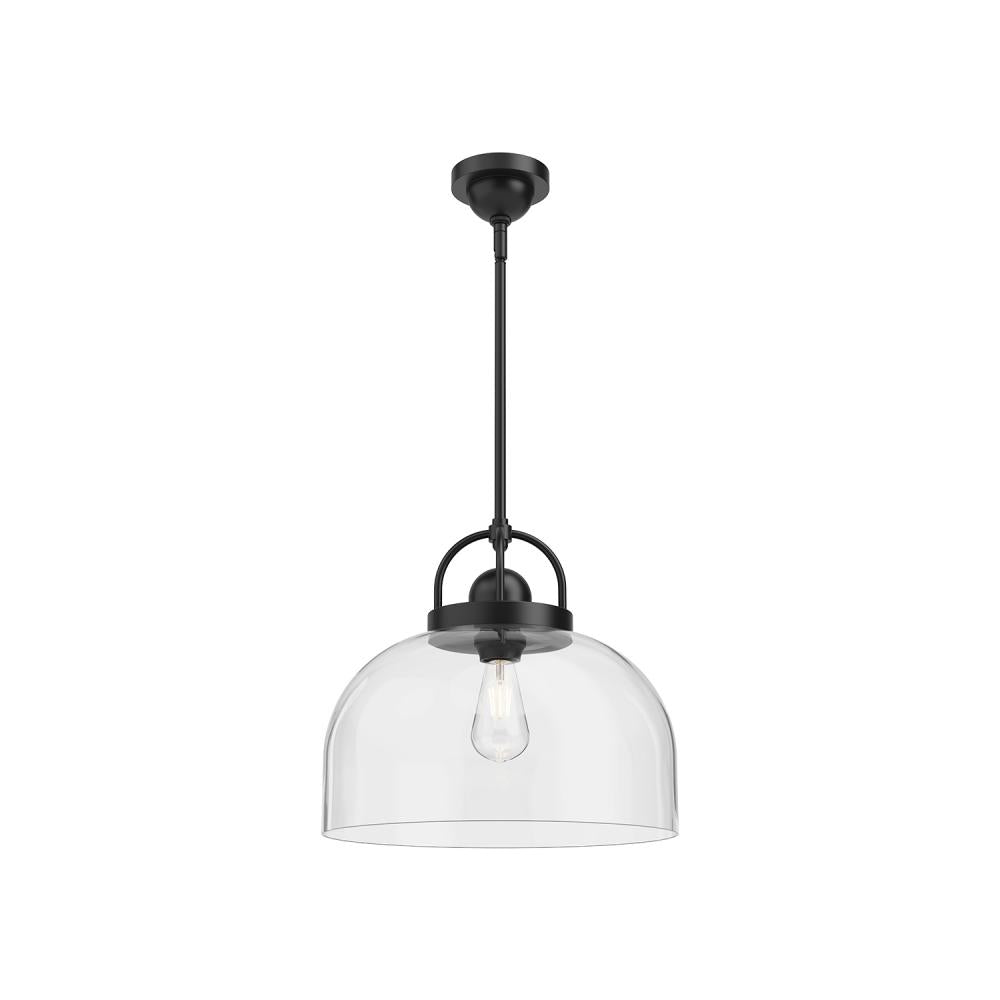 ALORA MOOD Lighting Lancaster PD461101MB Pendant, 1 Light, Matte Black