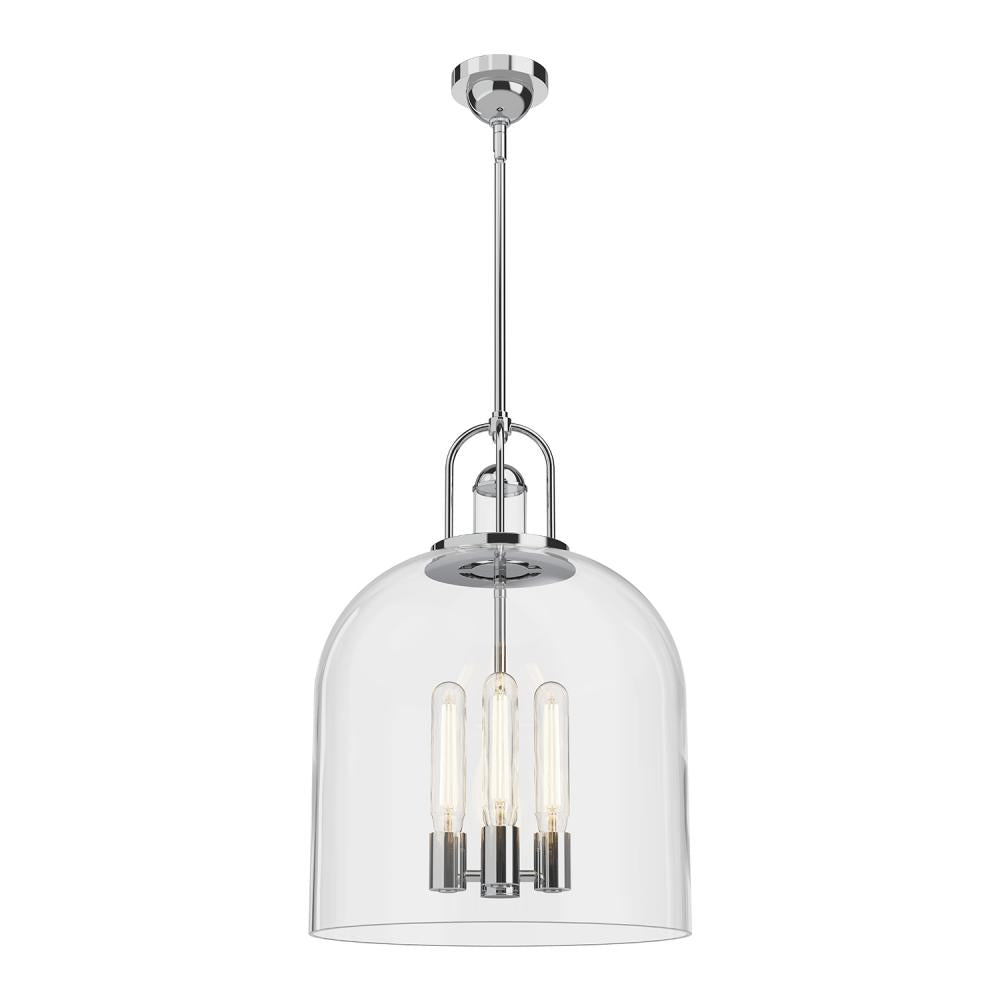 ALORA MOOD Lighting PD461104CH Pendants, Vintage Lantern Design, Chrome