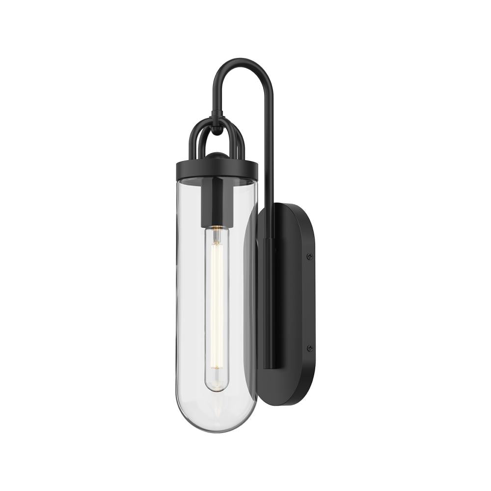 ALORA MOOD Lighting WV461101MB Wall/Vanity Light Fixture, Indoor/Outdoor Use, Matte Black