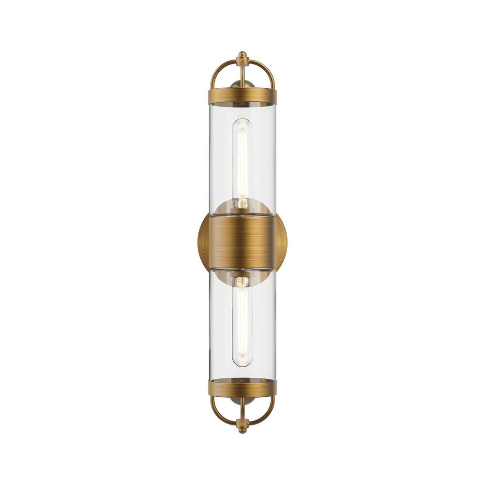 ALORA MOOD Lighting WV461102AG Wall/Vanity Lights, 120W, Aged Gold