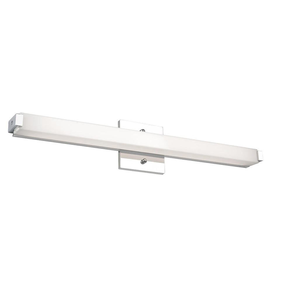 Kuzco Latitude-Slim 21-in VL4721-CH Vanity Light Fixture, UL Damp Rated, Chrome