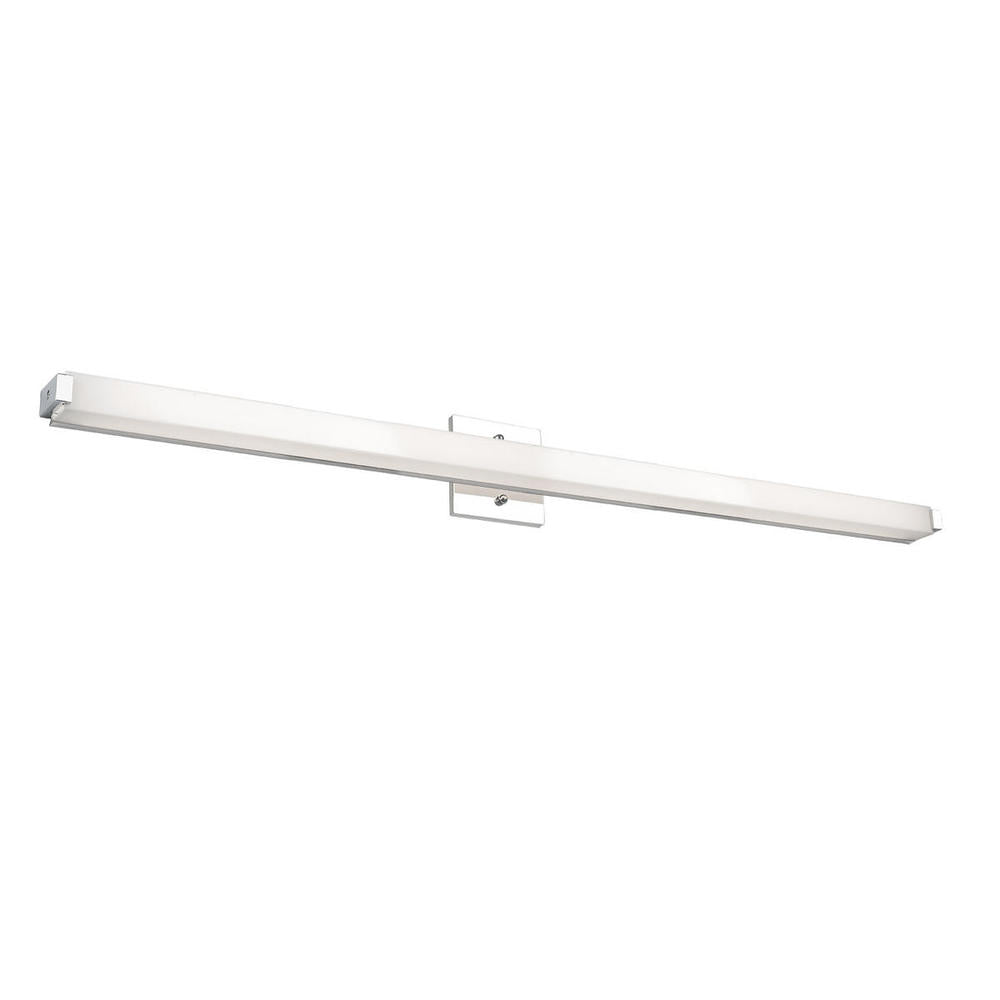 Kuzco Latitude-Slim VL4737-CH Vanity Light Fixture, UL Damp Rated, Chrome