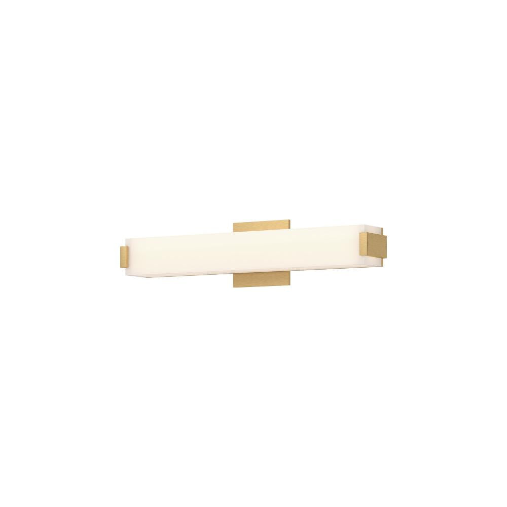 Kuzco Latitude VL47221-BG LED Vanity Light Fixture, UL Damp Rated, Brushed Gold