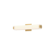 Kuzco Latitude VL47221-BG LED Vanity Light Fixture, UL Damp Rated, Brushed Gold