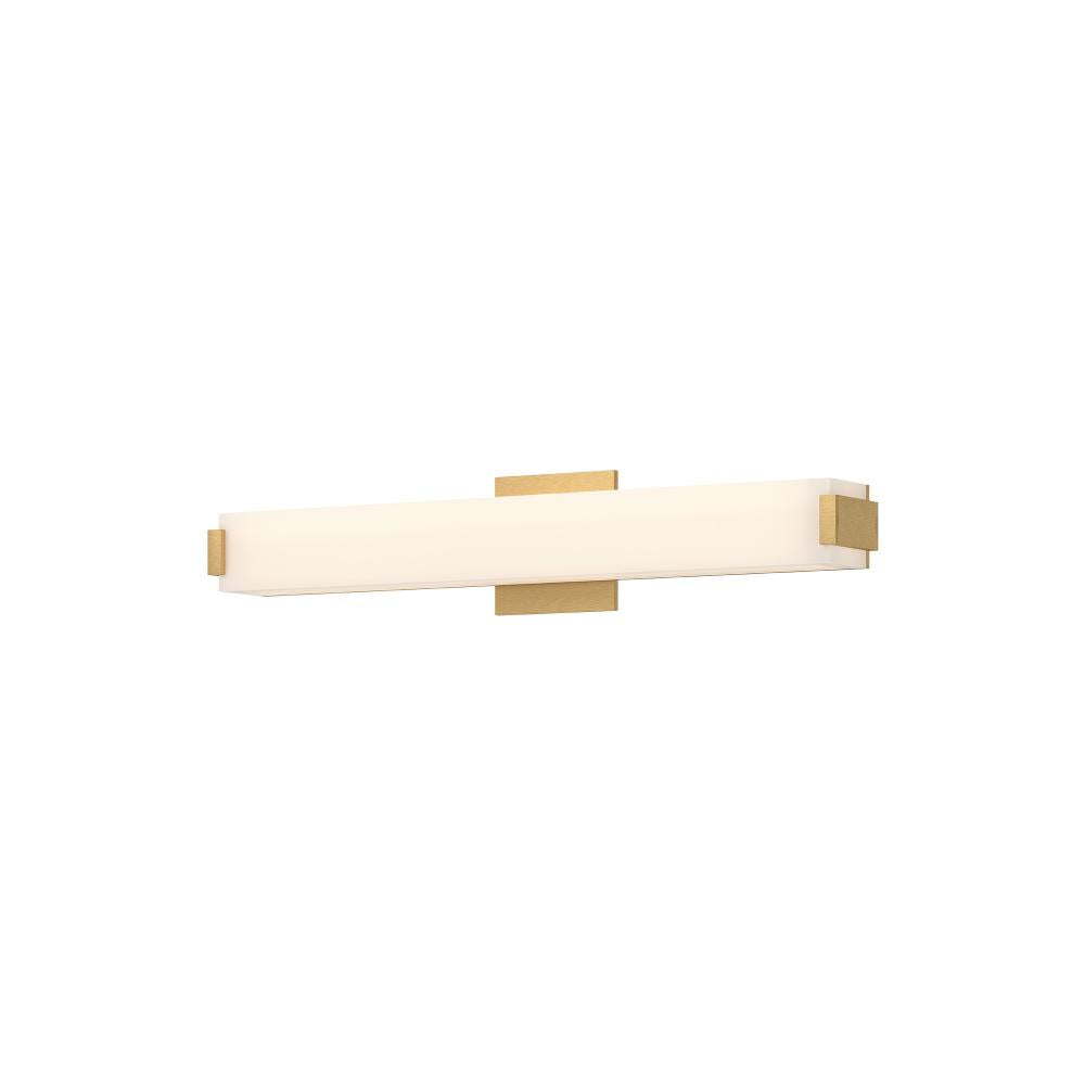 Kuzco Latitude VL47225 Vanity Light Fixture, UL Damp Rated, Brushed Gold