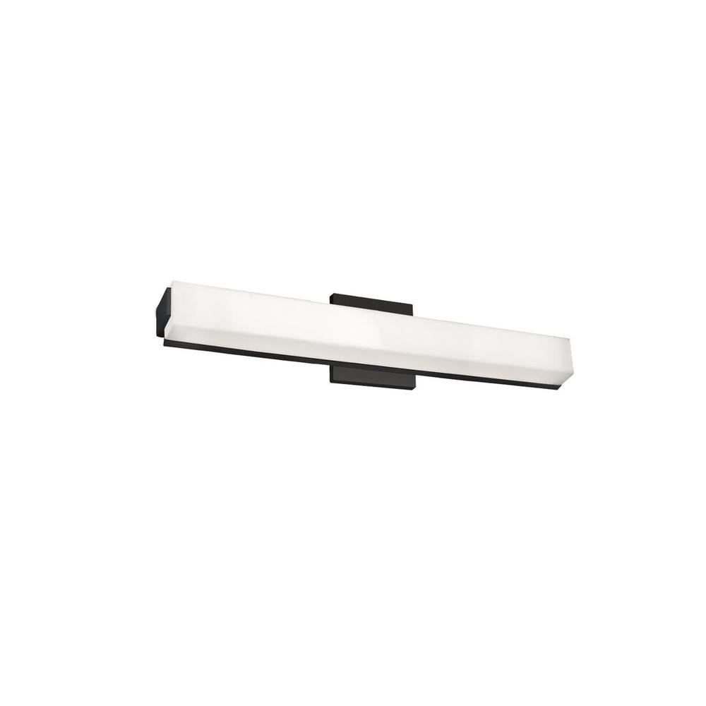 Kuzco VL47225-BK Vanity Light Fixture, UL Damp Rated, Black