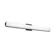 Kuzco VL47237-BK Latitude 37-in Black LED Vanity Light Fixture, UL Damp Rated, Black