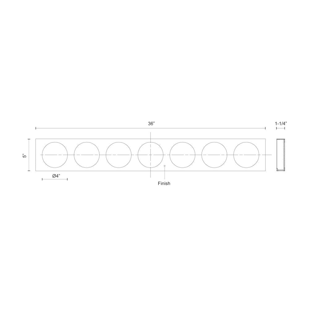 Kuzco Lighting Inc. LAUREL VL60536-BK Bathroom Fixture Traditional - Black