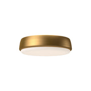 ALORA MOOD Lighting FM503509AG Laval 9-in Flush Mount, UL Damp Rated, Aged Gold