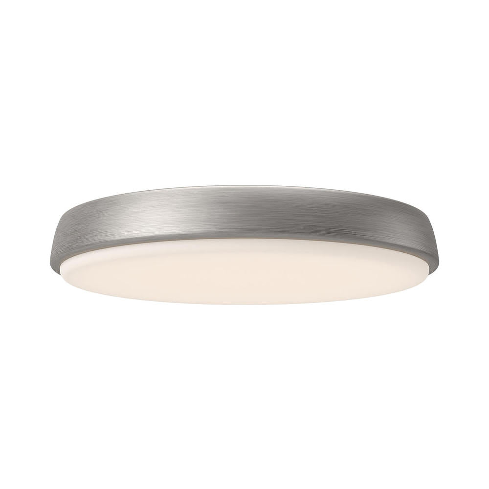 Alora Mood Laval FM503715BN LED Flush Mount, UL Damp Rated, Brushed Nickel