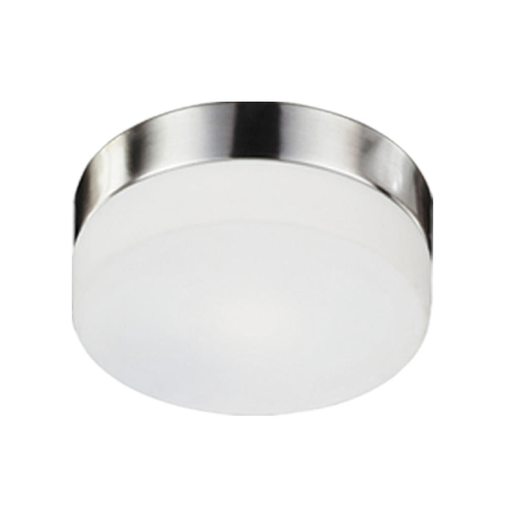 Kuzco Lighting 52022BN Flush Mount, 12-in, 2 Lights, Brushed Nickel