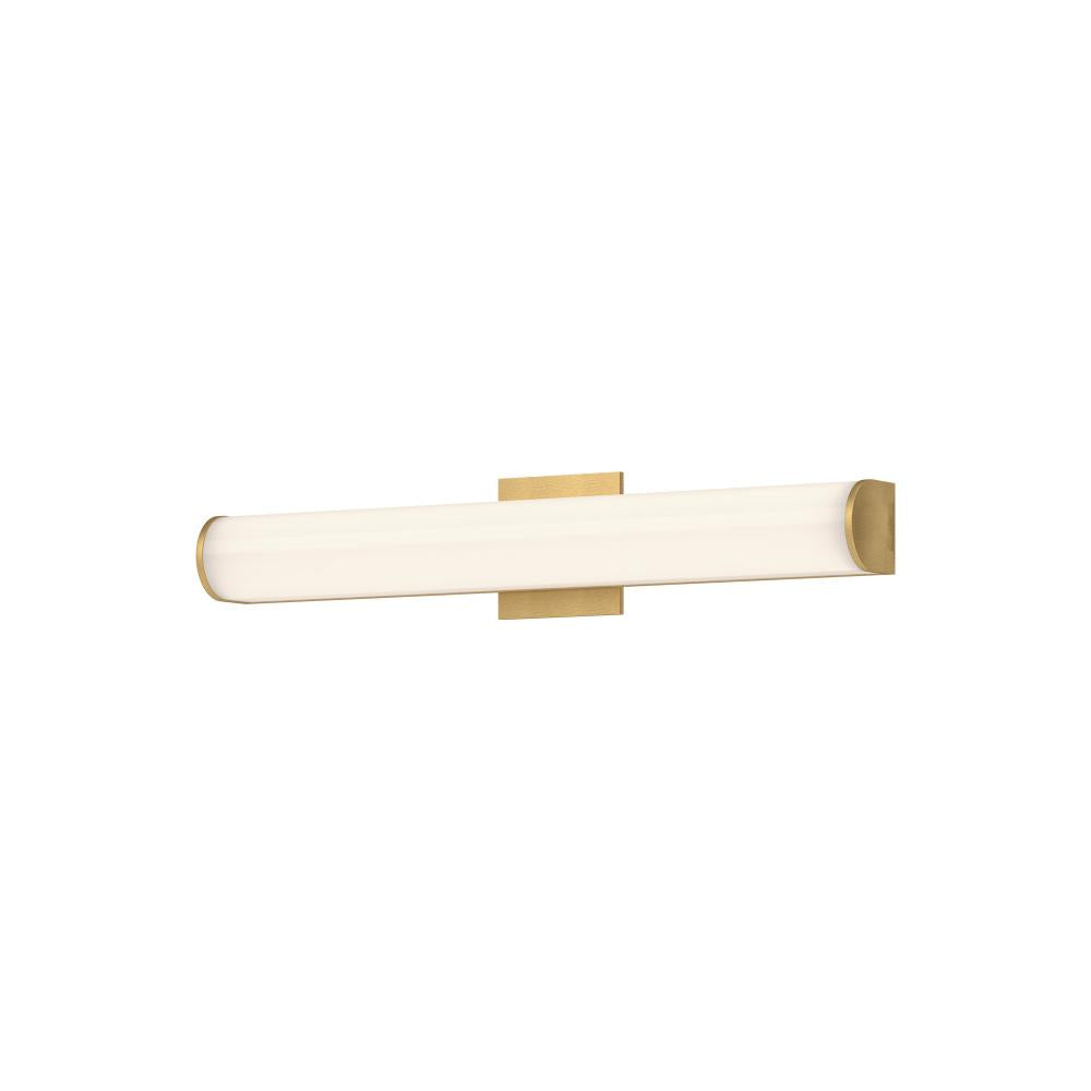 Kuzco Longitude VL61224-BG Vanity Light Fixture, UL Damp Rated, Brushed Gold
